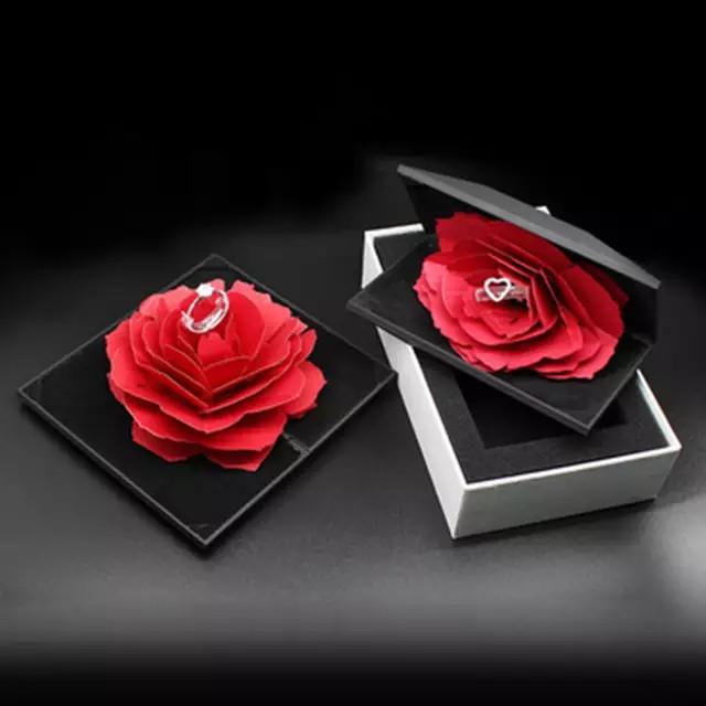 rose proposal ring box