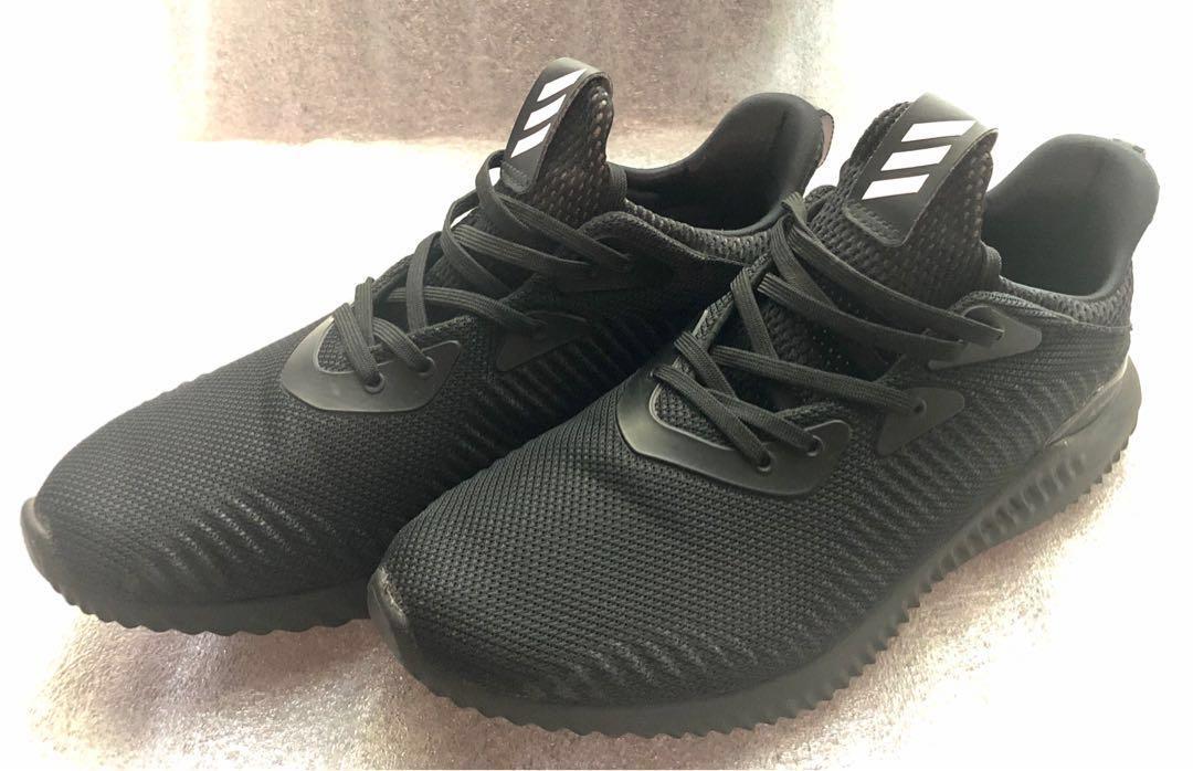 SALE Adidas Alphabounce Triple Black OG Authentic PreOwned Sz 9 Men s Fashion Footwear Sneakers on Carousell