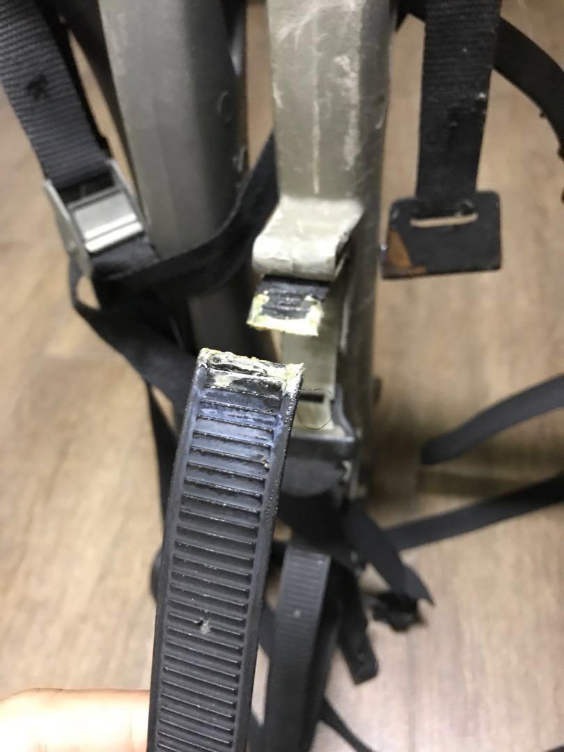 Saris Bones 3 Bicycles Car Mount 1 broken strap needs fixing Sports Equipment Bicycles Parts Parts Accessories on Carousell