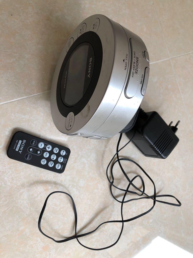 Sony FM/AM CD Clock Radio, Audio, Portable Music Players on Carousell
