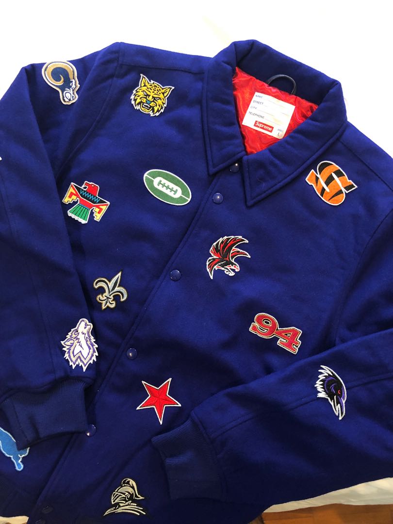supreme franchise varsity jacket