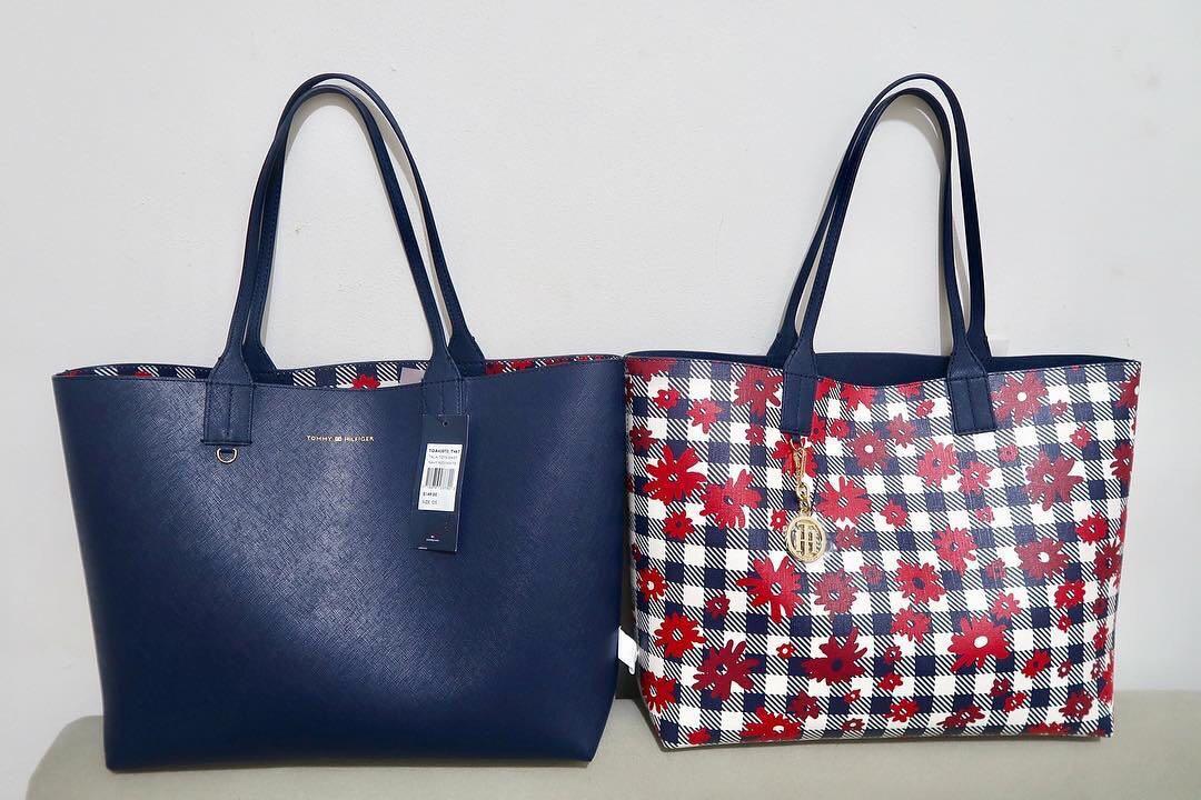 tommy hilfiger reversible tote