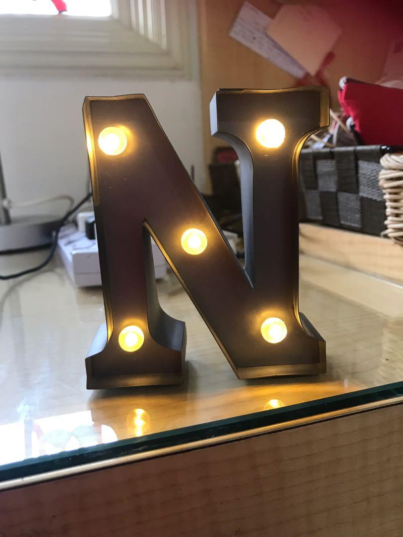 Typo Mini Marquee Letter Lights Design Craft Others On Carousell