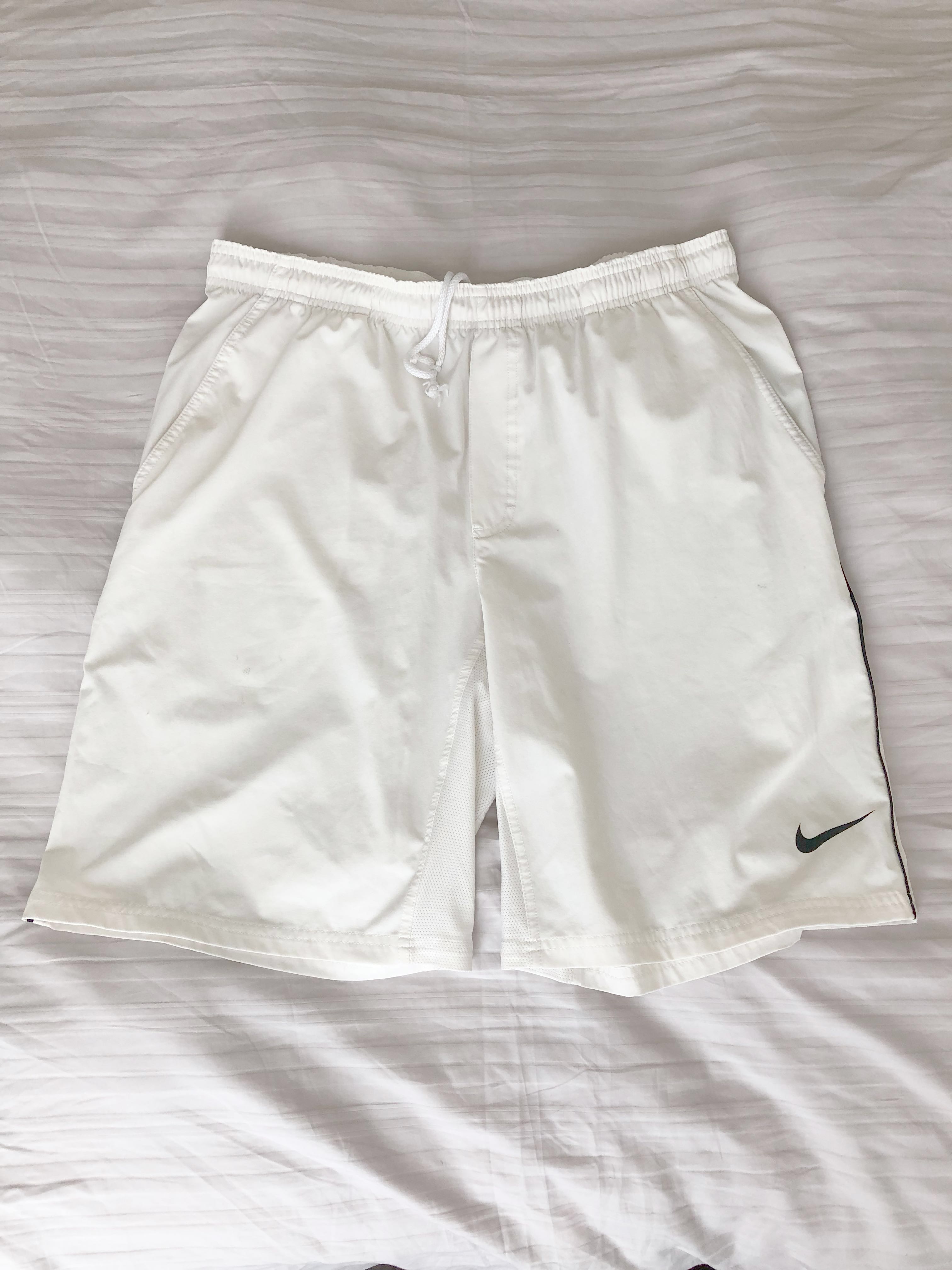 nike white shorts