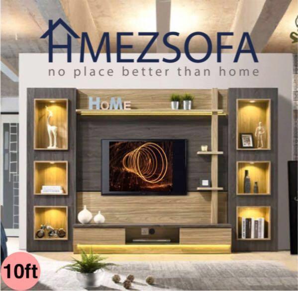 6 10ft Feature Wall Tv Console Cabinet Free Installation