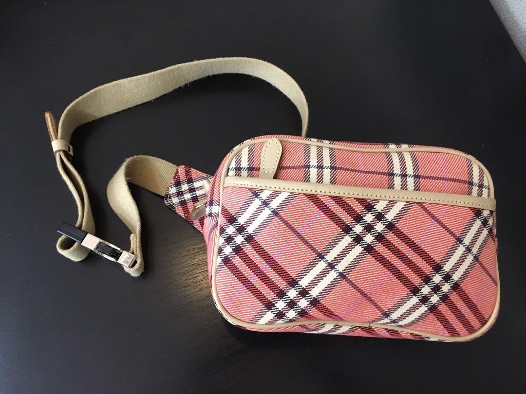 Authentic Burberry beltbag (Category: Luxury Bags & Wallets) located in Makati City. Submitted by treyjet (Listing ID 217668240, Image 1). Description: authentic Burberry London Blue Label pink canvas beltbag ✅ All Items are 💯% AUTHENTIC 💰 BDO Metrobank BPI 📦 JRS LBC 🛵 Grab express Lalamove 💼👟🧥 ITEM will be SHIPPED once RECEIVED proof of PAYMENT ⚠️ No Bogus buyers please. ⚠️ No joy reserver ⚠️ Please manage your expectations for pre loved 