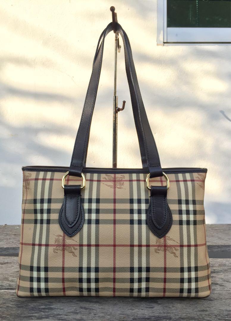 Burberry haymarket tote sales