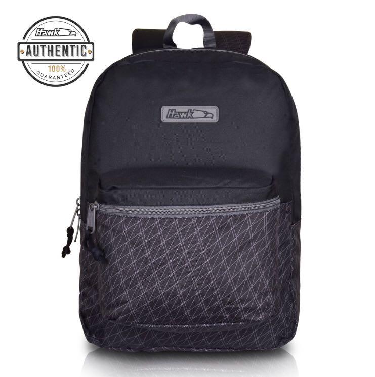 Authentic Hawk Bag Charcoal Black