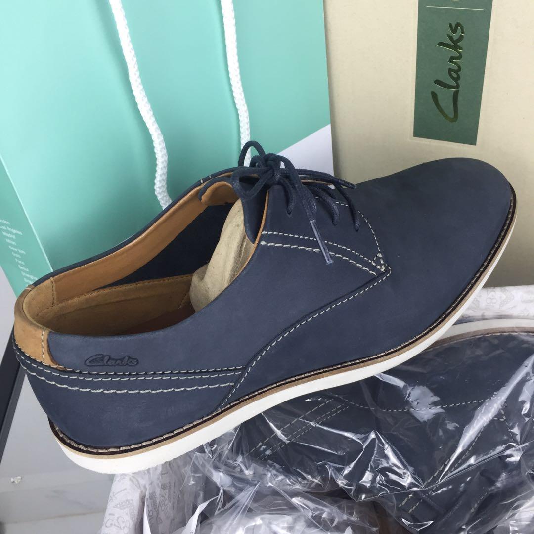 Authentic Original CLARKS Franson Plain Dessert Boot Fashion Shoes