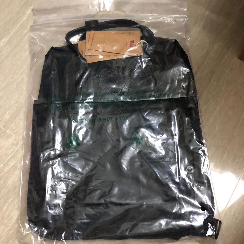 kanken leather backpack