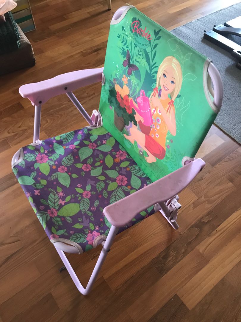 Barbie top camping chair