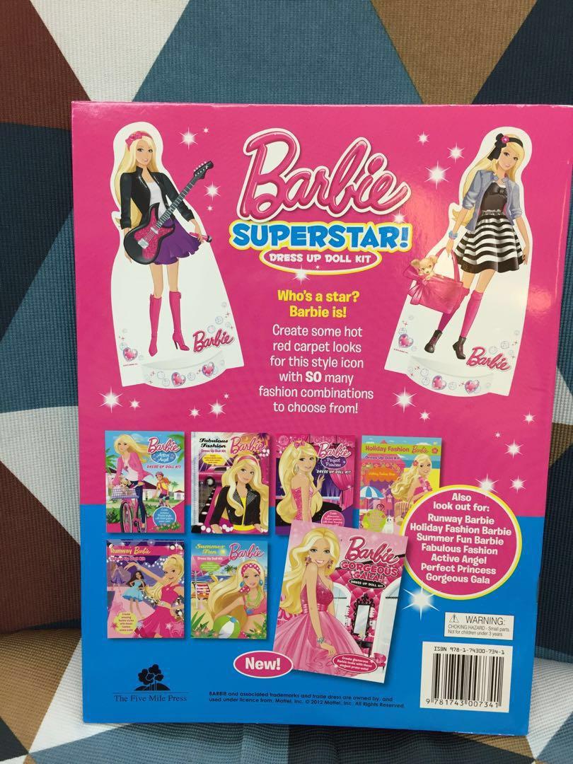 Barbie paper clearance doll book