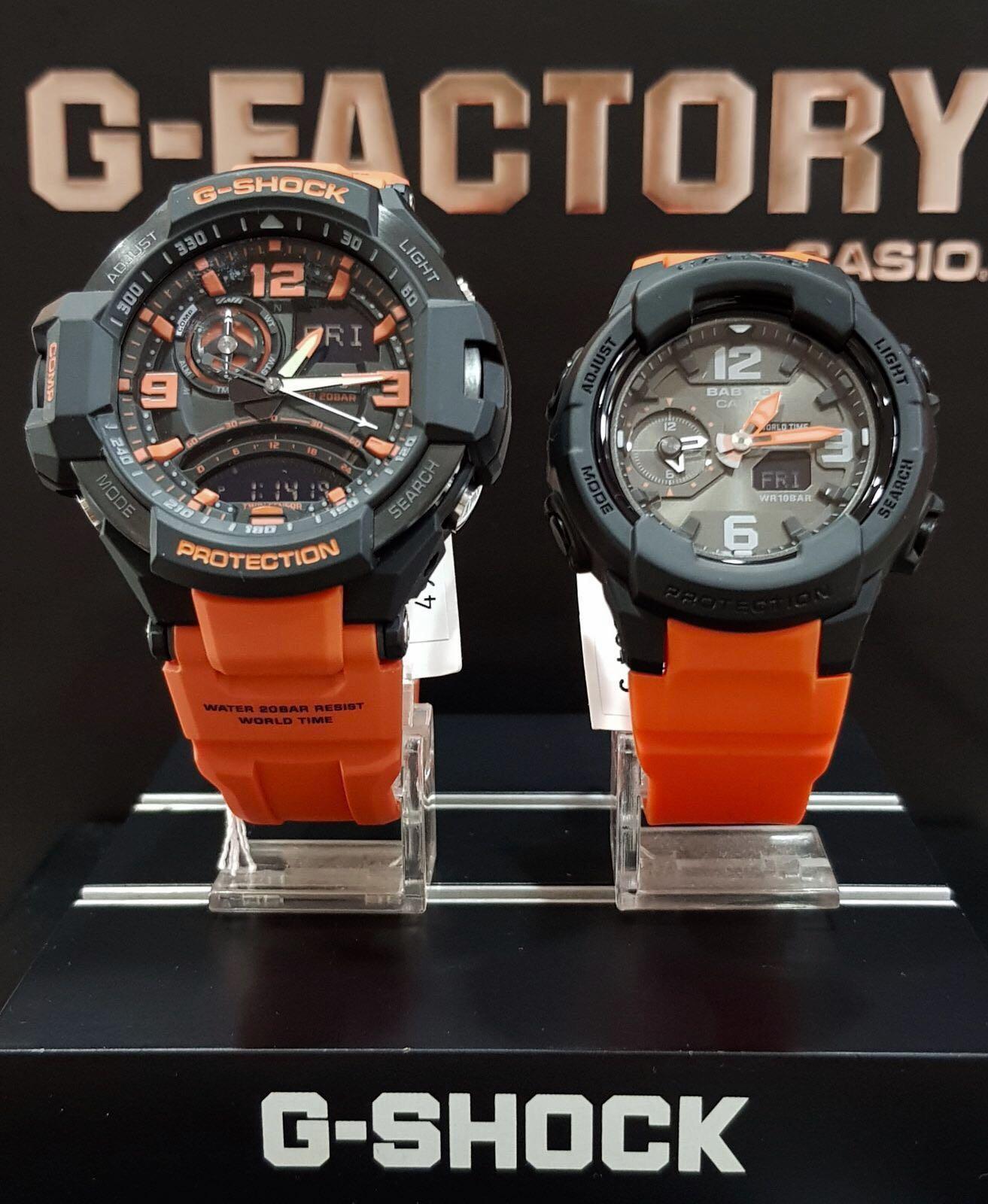 NEW COUPLE SET BABY G G SHOCK UNISEX DIVER SPORTS WATCH 100 ORIGINAL AUTHENTIC CASIO BABYG GSHOCK BGA 230 4B GA 1000 4A
