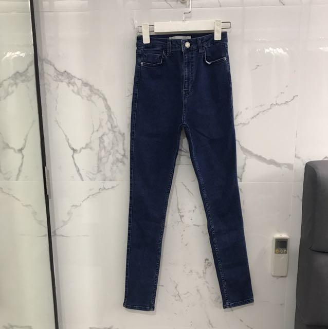 Bn Urban Outfitters High Waist Denim Jeans Light Before Dark