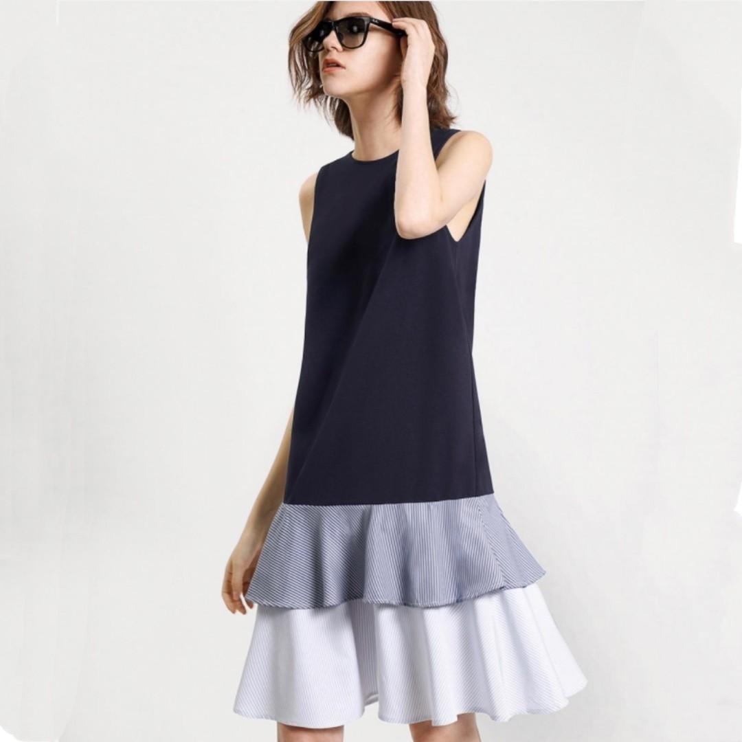 BNWT Saturday Club Drop Waisted Dress 