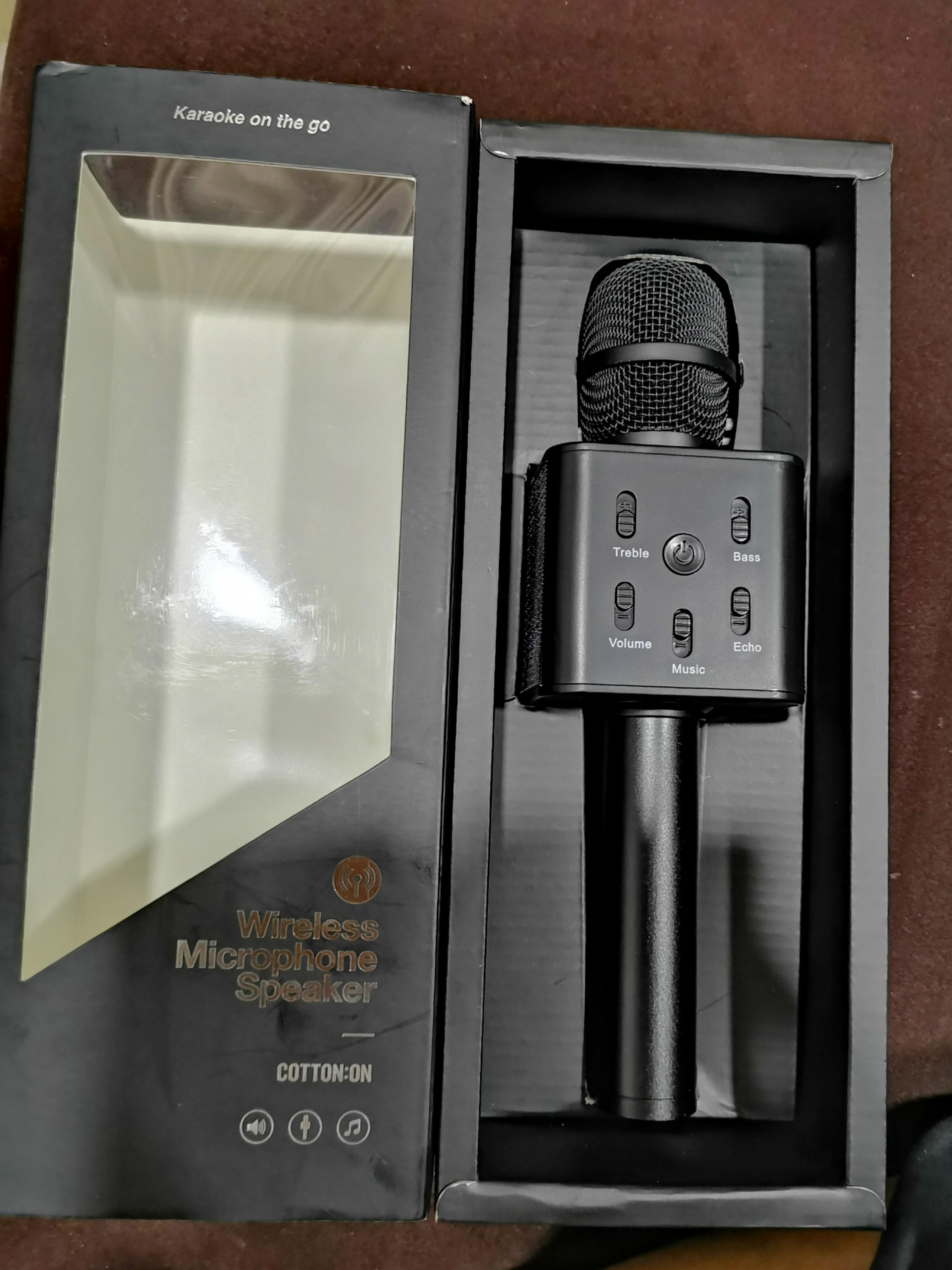 wireless microphone speaker cotton on