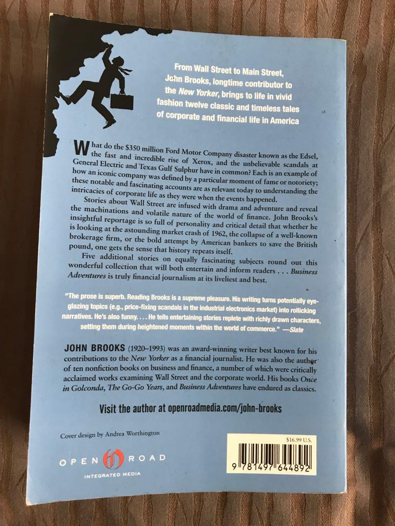 Business Adventures Twelve Classic Tales From The World Of Wall
