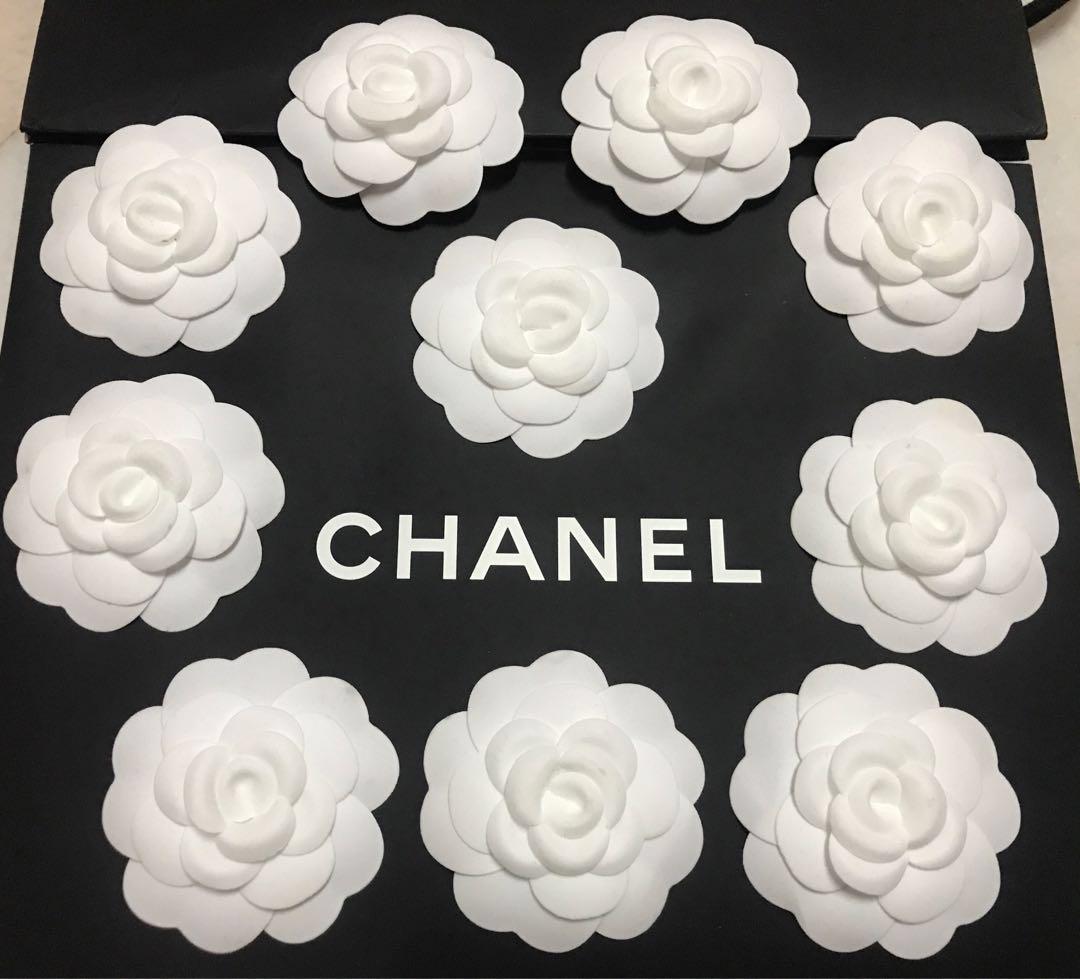 Vintage Chanel Logo Camellia Brooch  Jennifer Gibson Jewellery