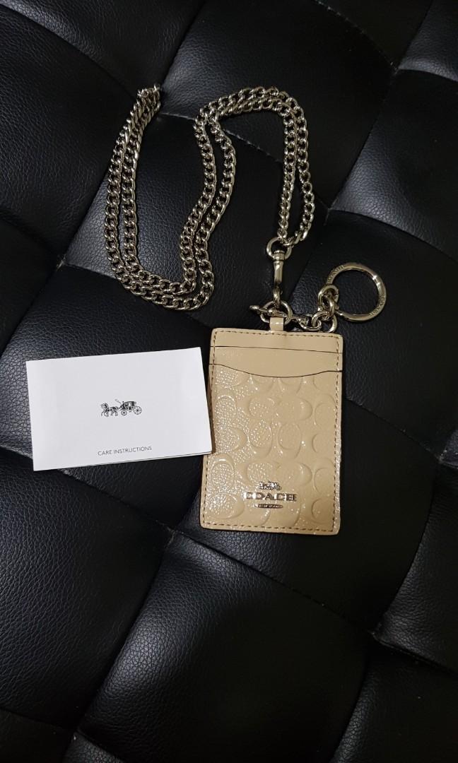 Coach key lanyard store