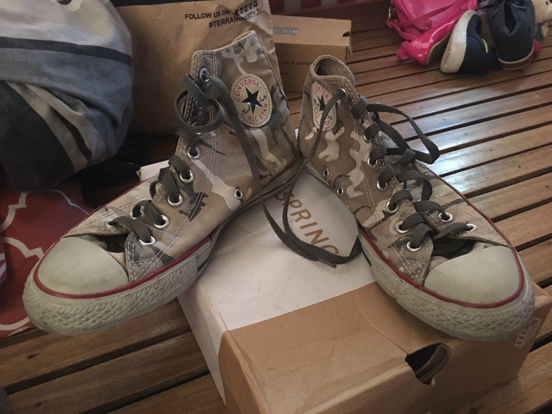 Converse Camouflage Hi-cut Shoes, Men's 