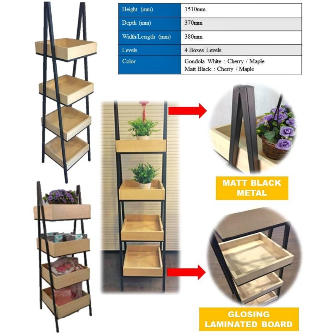 Decorative rack, Furniture & Home Living, Furniture, Shelves, Cabinets ...