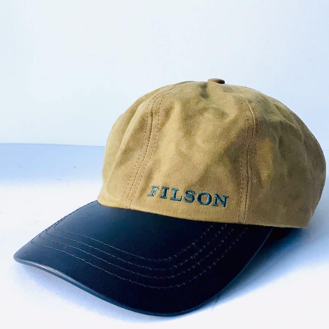 Filson Cap with Leather Visor, Men's Fashion, Watches & Accessories ...