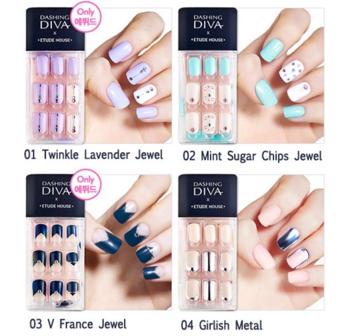 Sale Dashing Diva X Etude House Magic Press Health Beauty Hand Foot Care On Carousell