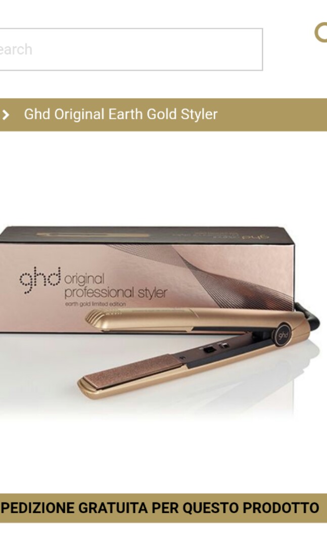 Ghd original IV styler earth gold limited edition 2019