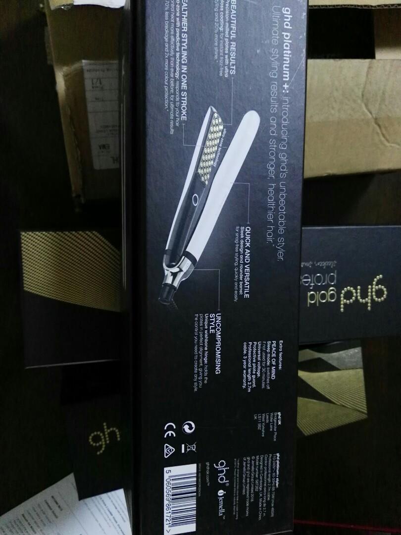 Ghd Platinum Plus Hair Straightener Health Beauty Hair Care On