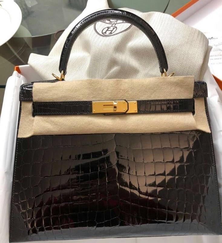 Authentic Hermes Kelly 25 Lizard, Luxury, Bags & Wallets on Carousell