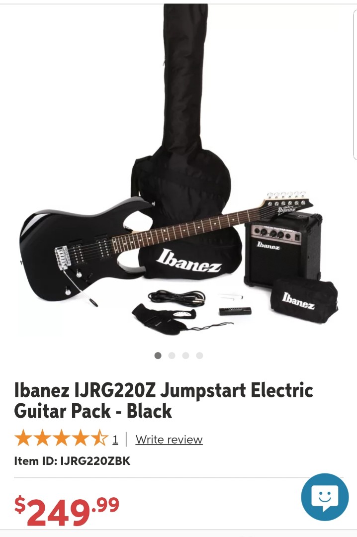 Ibanez ijrg220z jumpstart package deals