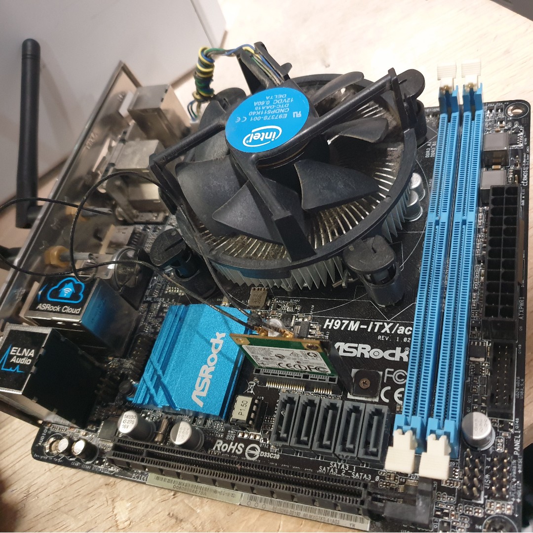 Intel Core i5-4590 + Asrock H97M-ITX/ac, Computers & Tech, Parts ...