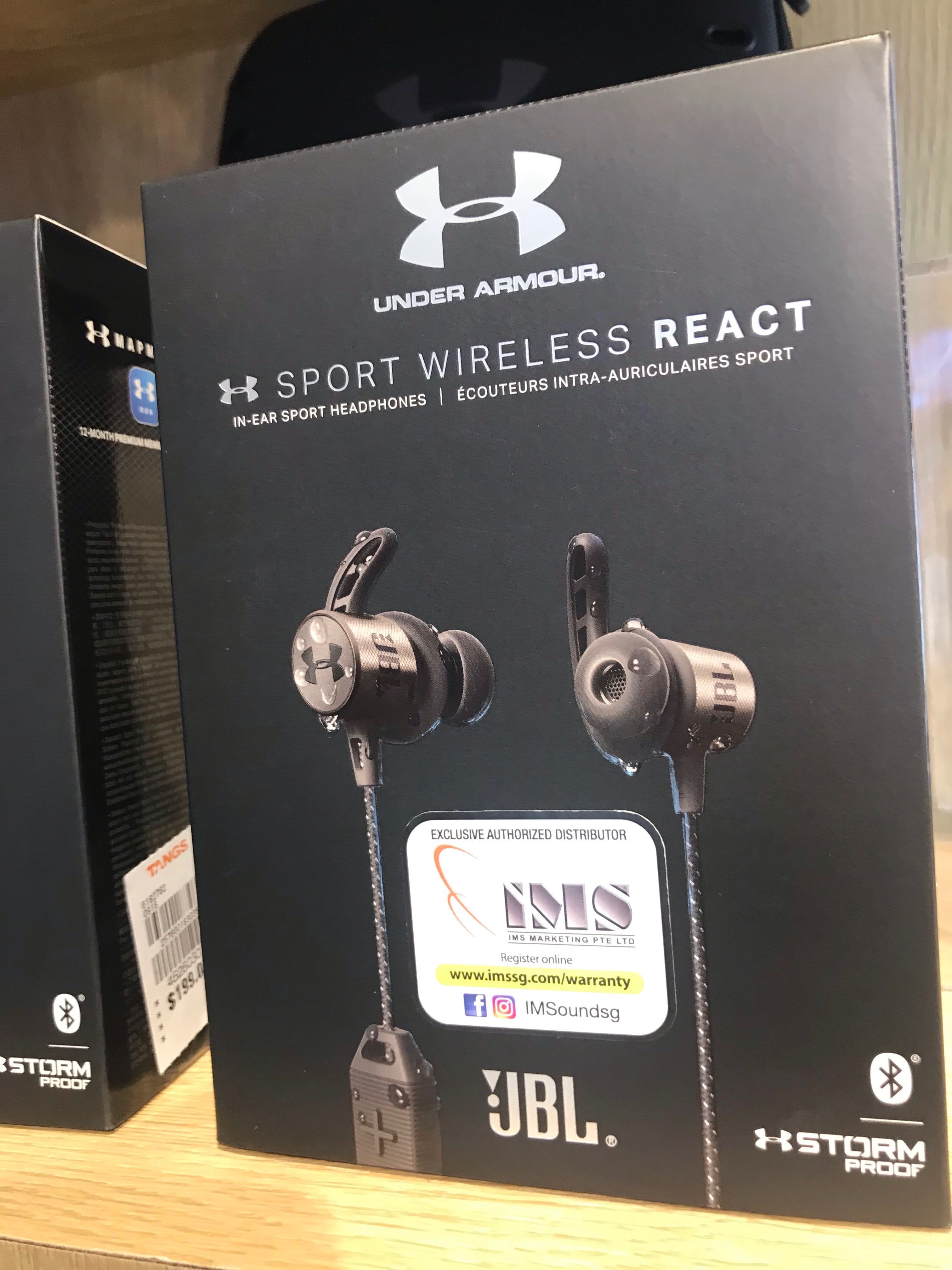 JBL X UA Sport Wireless React, Audio 