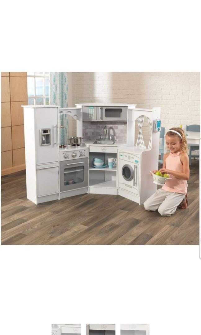 Kidkraft Ultimate Corner Play Pretend Wooden Wood Kitchen Oven