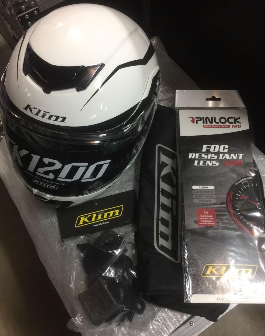 KLIM TK1200 Carbon Fiber Modular Helmet, Motorcycles, Motorcycle