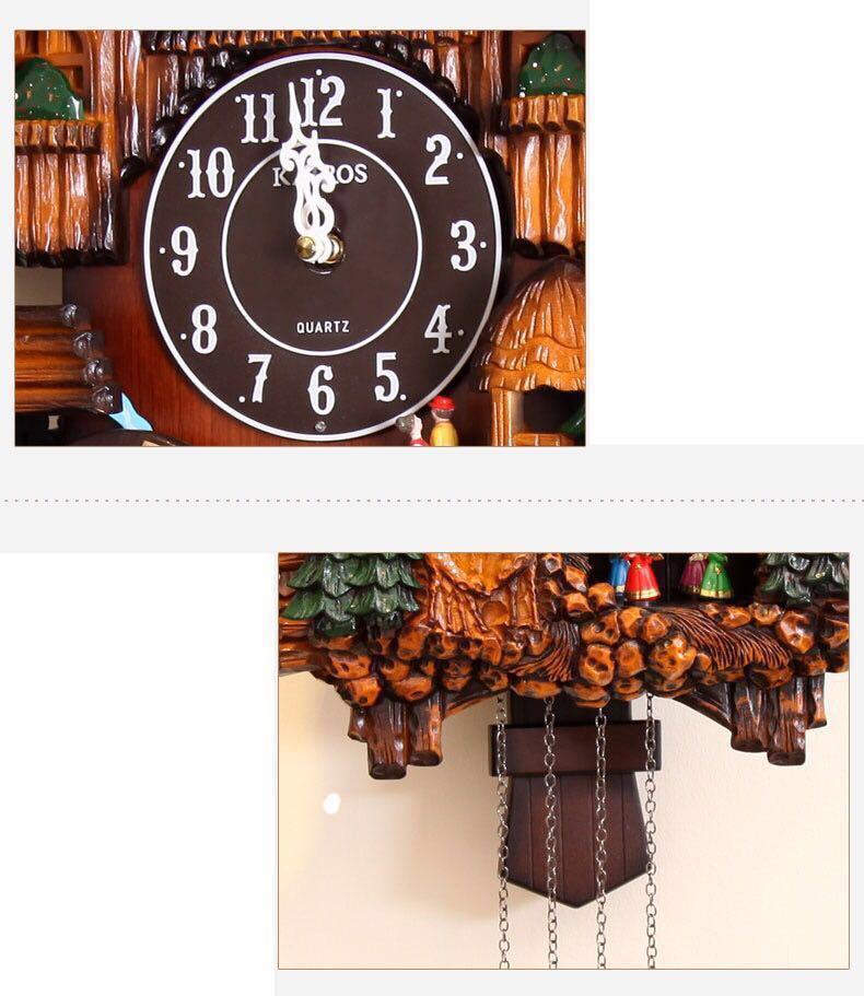 Korean Cuckoo Clock Kuckucksuhren Light Sensor Pendulum Clock KAIROS