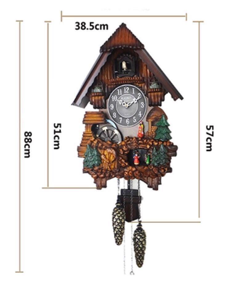 Korean Cuckoo Clock Kuckucksuhren Light Sensor Pendulum Clock KAIROS
