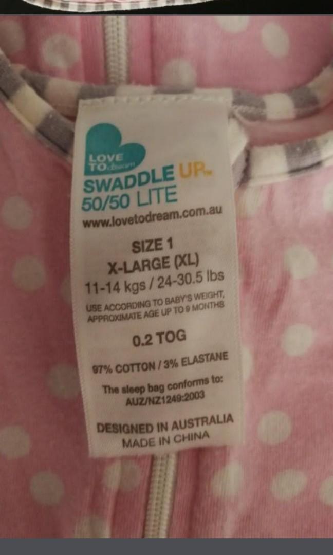 love to dream swaddle size large