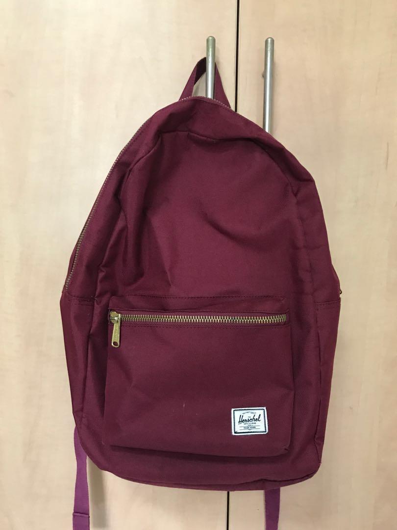 herschel bag maroon