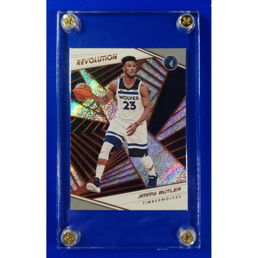 New 2018 19 Jimmy Butler Revolution Refractor Nba Card Toys Games Board Games Cards On Carousell
