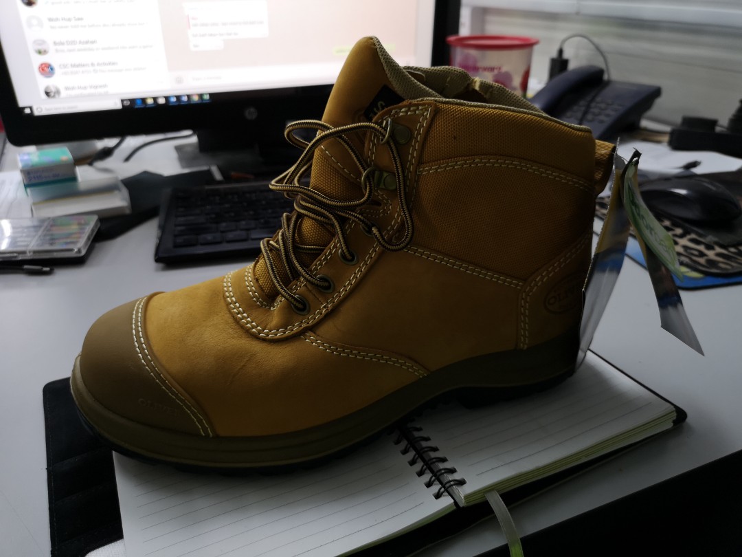 oliver side zip work boots