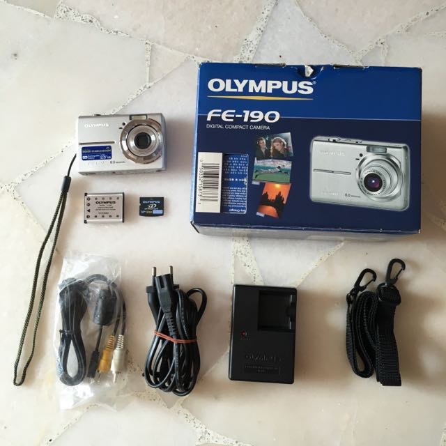 Olympus FE-190 Camera (2nd Hand), Photography, Cameras on Carousell