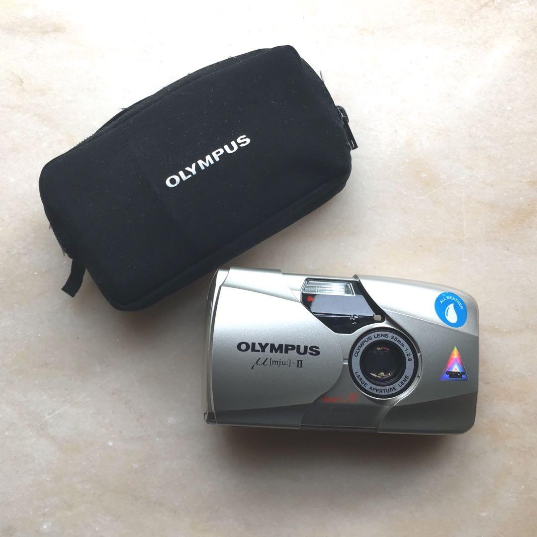 OLYMPUS mju II 菲林相機, 攝影器材, 相機- Carousell