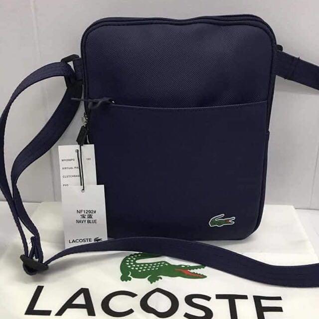 lacoste men's handbags