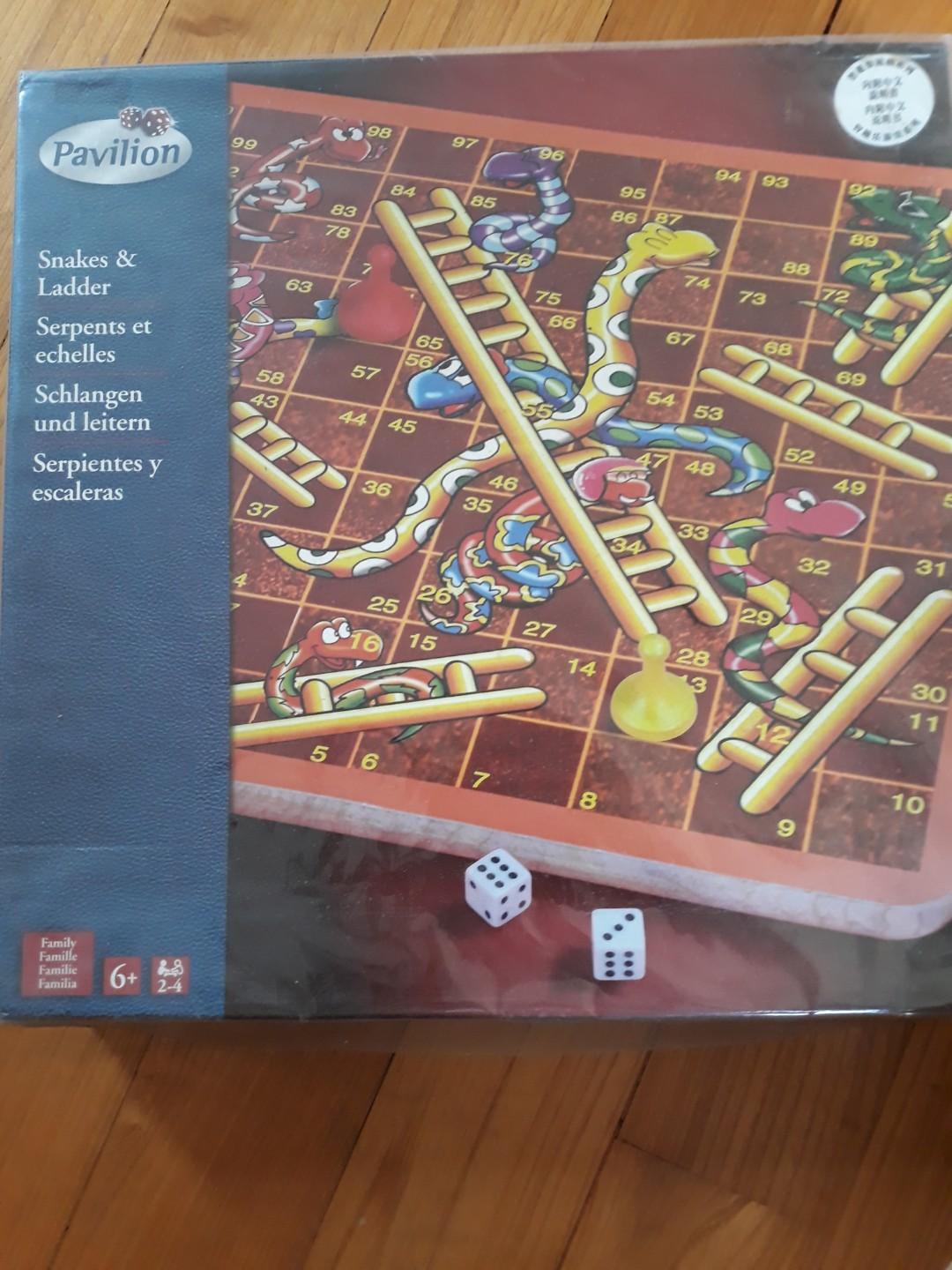 Pavilion Snakes And Ladder Board Game Toys Games Board Games Cards On Carousell