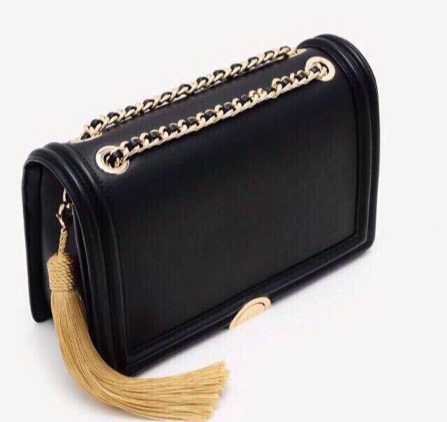 Pedro Velvet Tassel Bag