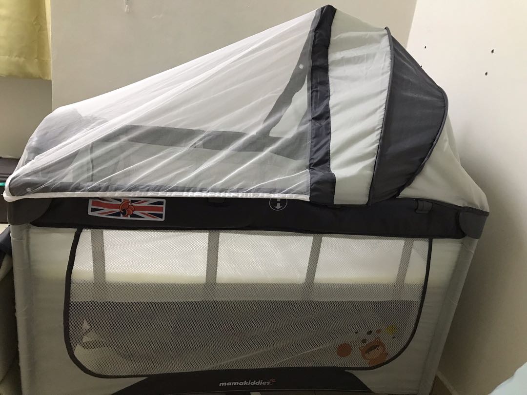 Portable Infant Baby Cot Playpen Travel Bed With Side Slide Door 1551684359 5f2f8b66 