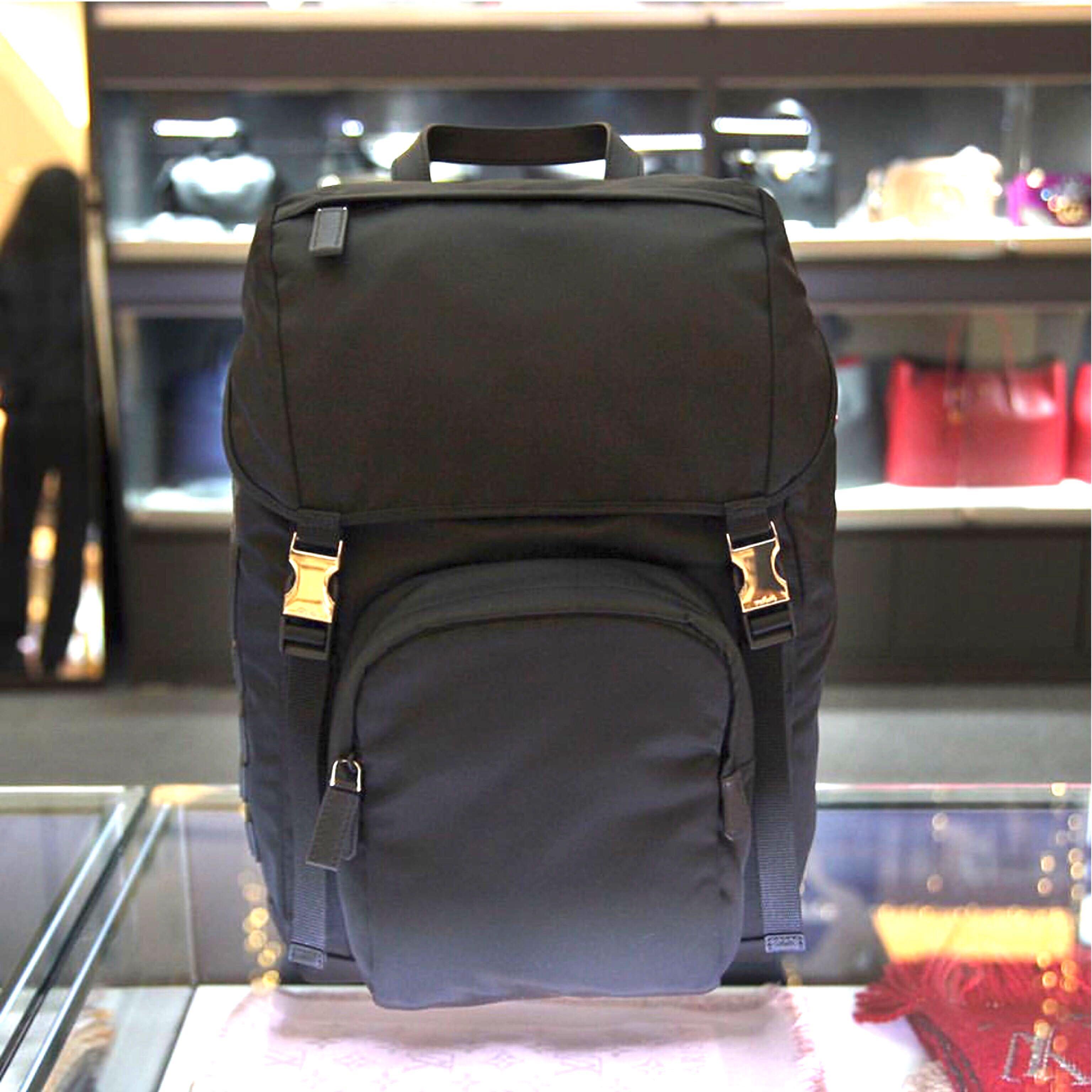 Prada technical fabric backpack cheap
