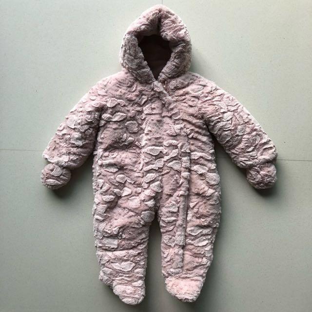 mothercare snowsuit baby girl