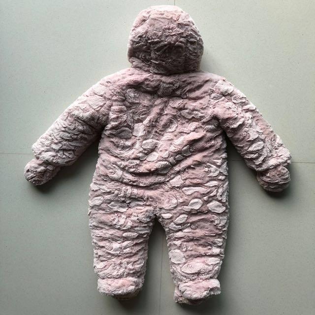 Baby girl snowsuit mothercare hotsell